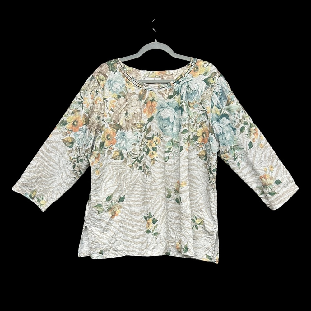 Flower Blouse by Alfred Dunner